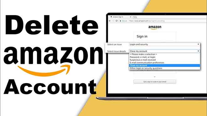 Как удалить учетную запись Amazon