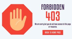 Error 403 - Forbidden