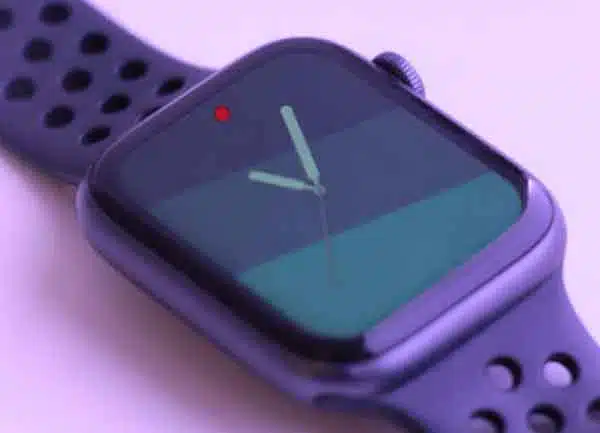 punto rosso su Apple Watch