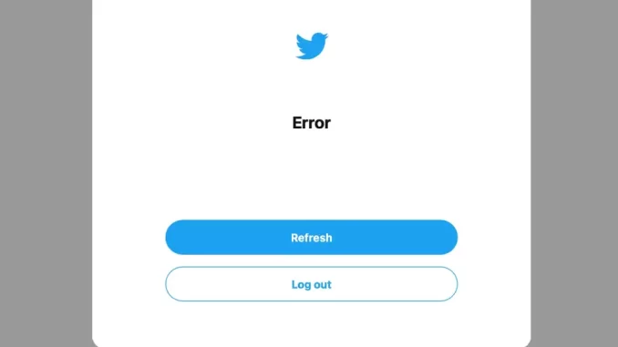 Errore Twitter: Qualcosa è andato storto