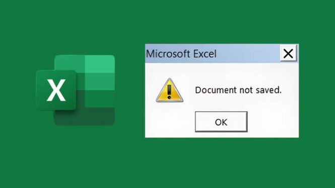 Excel не сохраняет изменения