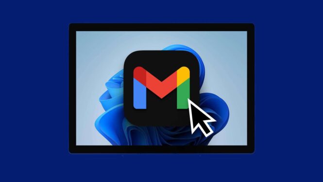 установить Gmail на ПК с Windows