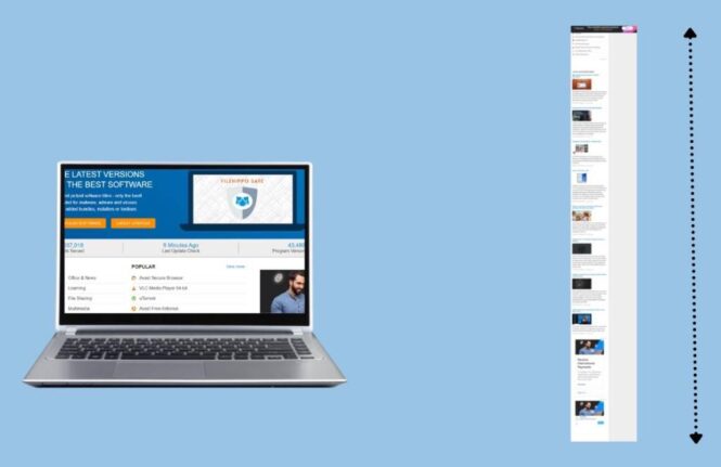 прокрутка скриншота в Windows